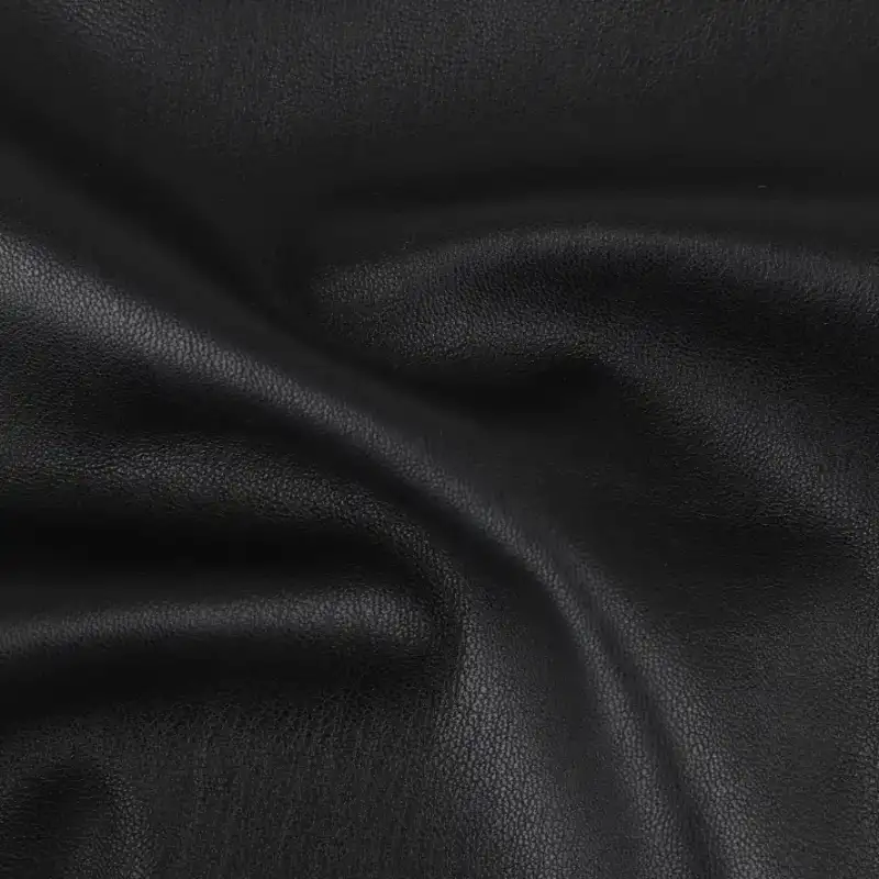 China Fabric for Jacket,Blazer PU Woven Blended Fabric Polyester Black color buy from China wholesaler bulk order at wholesale price free worldwide shipping Alibaba