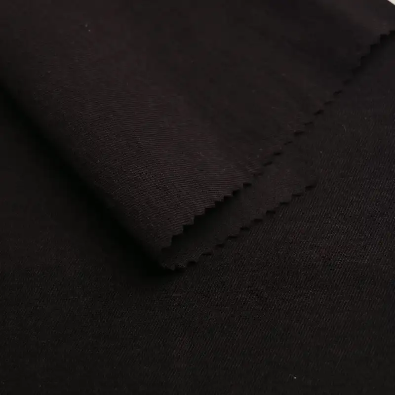 China Fabric for Blazer,Suit,Chino Polyester/Rayon Twill Woven Blended Fabric Polyester Viscose Black color buy from China wholesaler bulk order at wholesale price free worldwide shipping Alibaba
