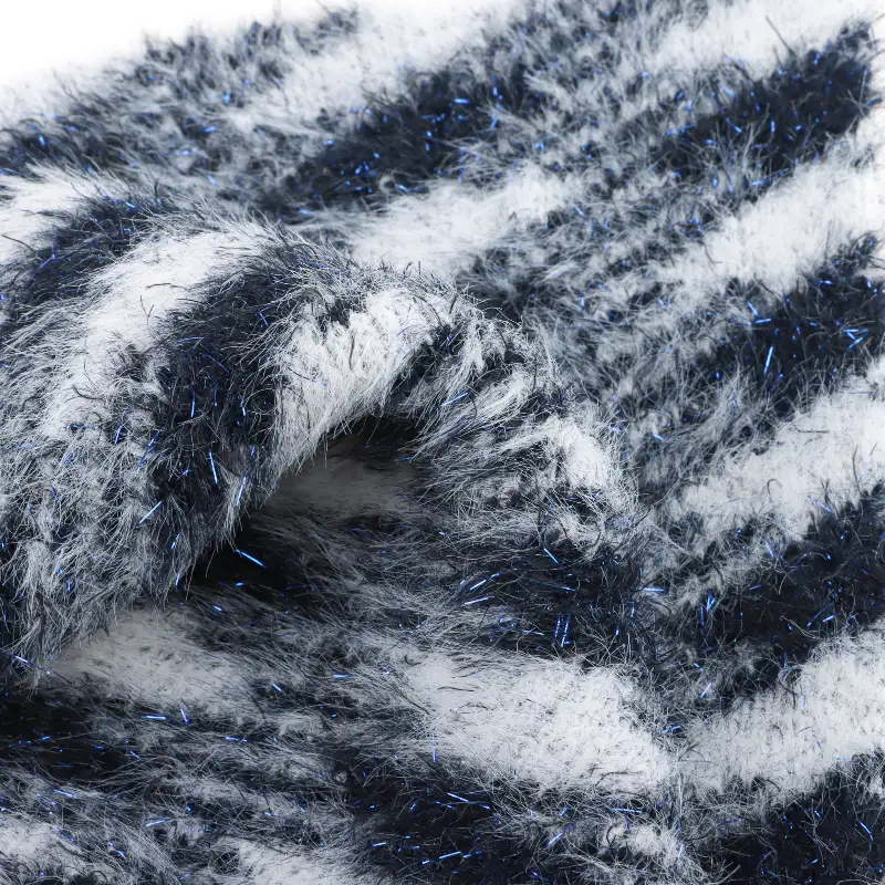 China Yarn for Pants,Shirt Half Sleeve Button (Sweater),Round Neck Pullover (Sweater),Crew Neck Pullover (Sweater),Crop Top Pullover (Sweater) Feather Yarn Fancy Yarn Nylon Polyester Lurex BLUE MELANGE color buy from China wholesaler bulk order at wholesale price free worldwide shipping Alibaba