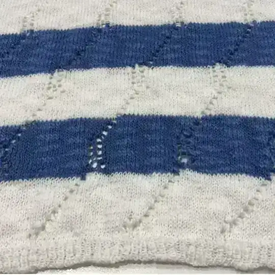 China Yarn for Open Cardigan (Sweater),Crew Neck Pullover (Sweater),Crop Top Pullover (Sweater) Slub Yarn Fancy Yarn BCI Cotton Recycled Polyester 宝蓝/米白 color buy from China wholesaler bulk order at wholesale price free worldwide shipping Alibaba