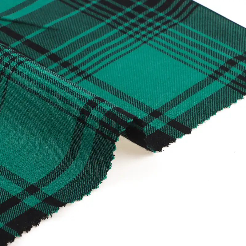 China Fabric for Loungewear Cotton YD Flannel Natural Woven Fabric Cotton Green and black color buy from China wholesaler bulk order at wholesale price free worldwide shipping Alibaba