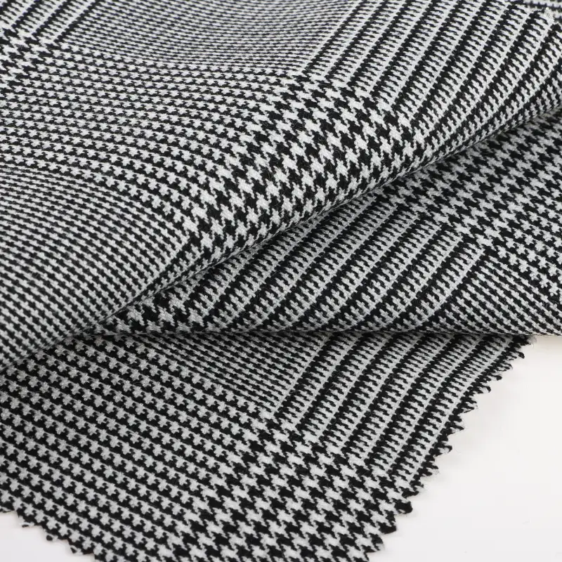 China Fabric for Pants Polyester/Rayon Plain Woven Blended Fabric Polyester Rayon Spandex check color buy from China wholesaler bulk order at wholesale price free worldwide shipping Alibaba