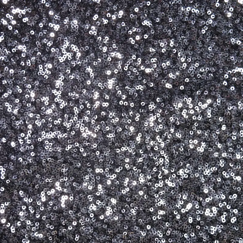 China Fabric for Skirt (Sweater) Sequined Mesh Fabric Knit Fabric Polyester Spandex silve color buy from China wholesaler bulk order at wholesale price free worldwide shipping Alibaba