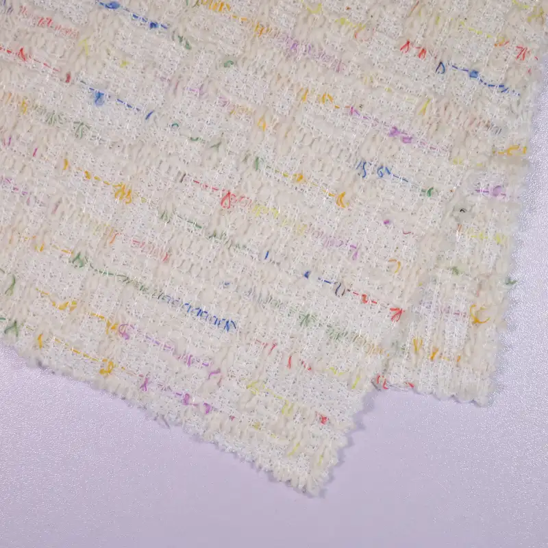 China Fabric for Open Cardigan (Sweater),Half-Zipper Cardigan (Sweater),Round Neck Pullover (Sweater),Crew Neck Pullover (Sweater),Crop Top Pullover (Sweater) Jacquard Knit Fabric Polyester Cotton Spandex white color buy from China wholesaler bulk order at wholesale price free worldwide shipping Alibaba