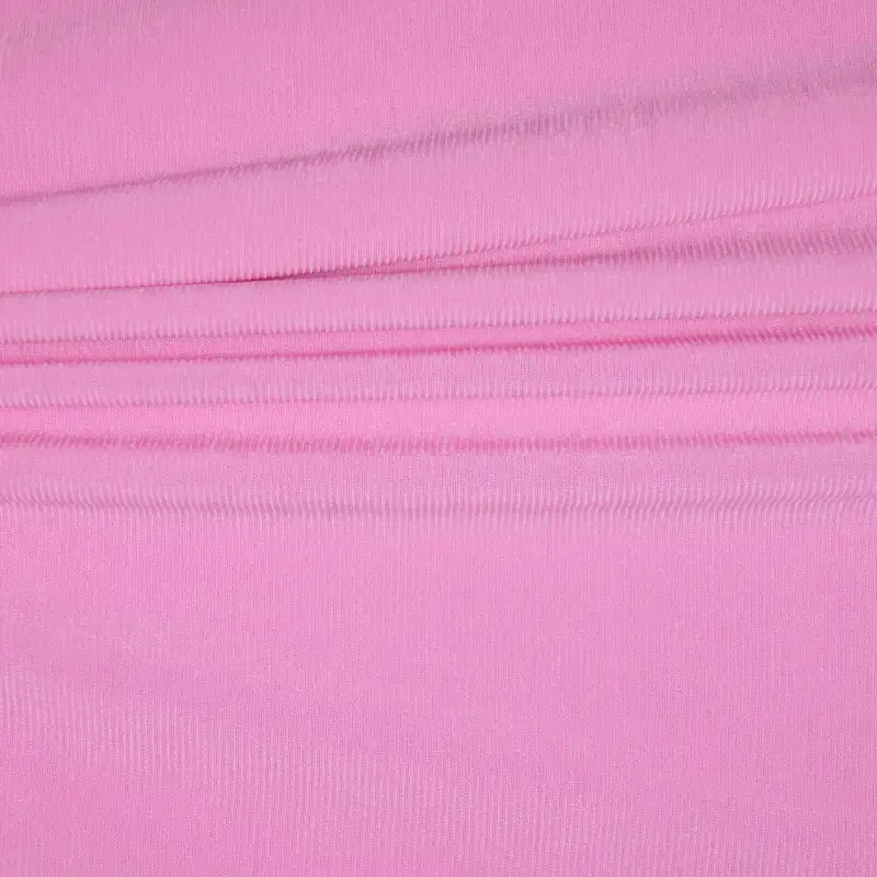 China Fabric for Round Neck Pullover (Sweater),Crop Top Pullover (Sweater) Super Stretch Knit Fabric Polyester Pink color buy from China wholesaler bulk order at wholesale price free worldwide shipping Alibaba