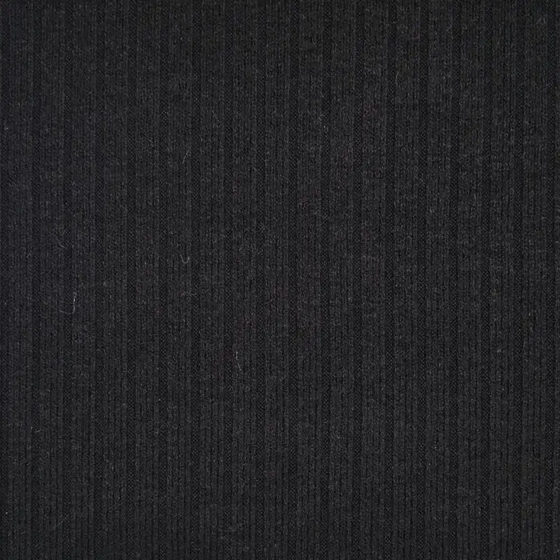China Fabric for Tank Top,Hoodie Rib Knit Fabric Rayon Polyester Nylon Spandex black color buy from China wholesaler bulk order at wholesale price free worldwide shipping Alibaba