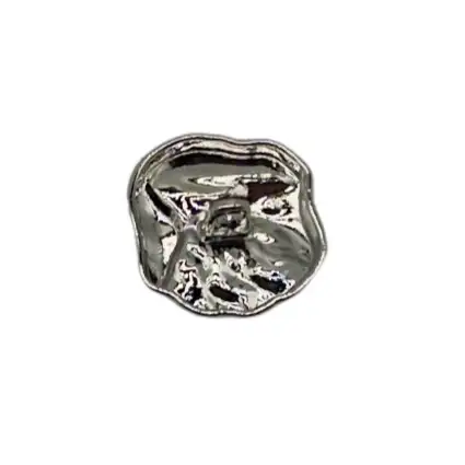 silver 1 holes Metal Button for Jackets buy garments accessories in bulk from China wholesaler at wholesale price free worldwide shipping Alibaba