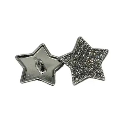 Silver 1 holes Metal Button for Jackets buy garments accessories in bulk from China wholesaler at wholesale price free worldwide shipping Alibaba