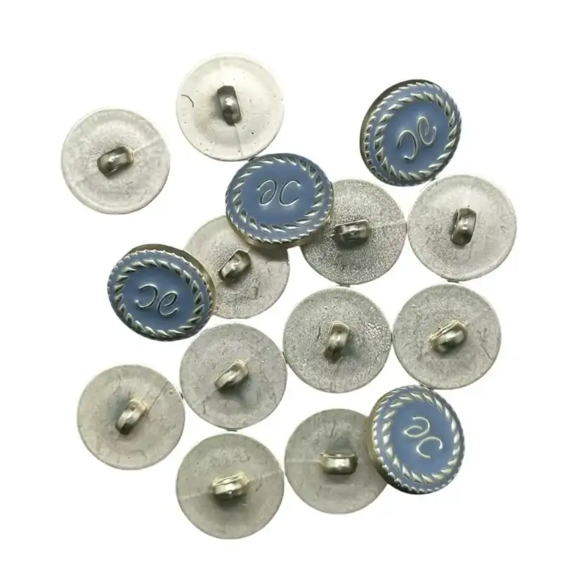 Blue 1 holes Plastic Button for Shirt,Pants,Denim Jacket,Suit Trouser buy garments accessories in bulk from China wholesaler at wholesale price free worldwide shipping Alibaba