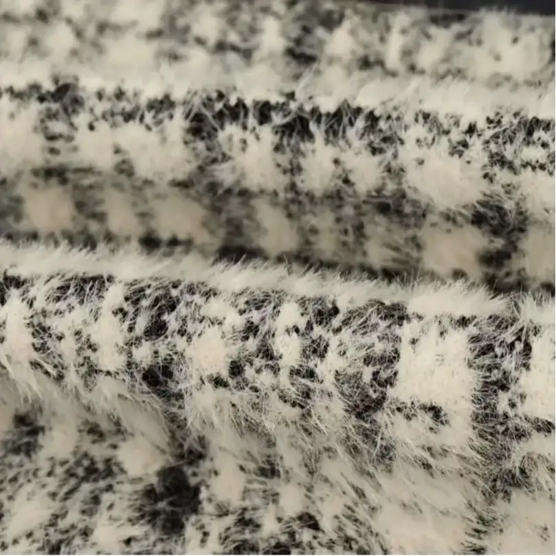 China Yarn for Blouse,Skirt,Pajamas Feather Yarn Fancy Yarn Nylon PBT Eco Tang Viscose 黑色加白色 color buy from China wholesaler bulk order at wholesale price free worldwide shipping Alibaba