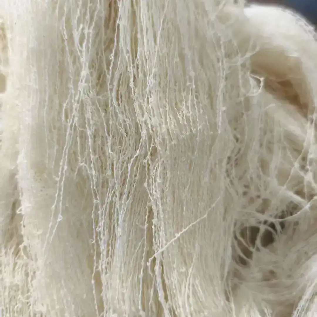 China Yarn for T-shirt (Sweater),Loungewear Boucle Yarn Fancy Yarn Cotton Nylon 白坯 color buy from China wholesaler bulk order at wholesale price free worldwide shipping Alibaba