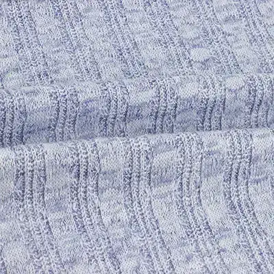 China Fabric for Tank Top,Hoodie,Ladies Vest (Sweater) Rib Knit Fabric Polyester Rayon blue color buy from China wholesaler bulk order at wholesale price free worldwide shipping Alibaba