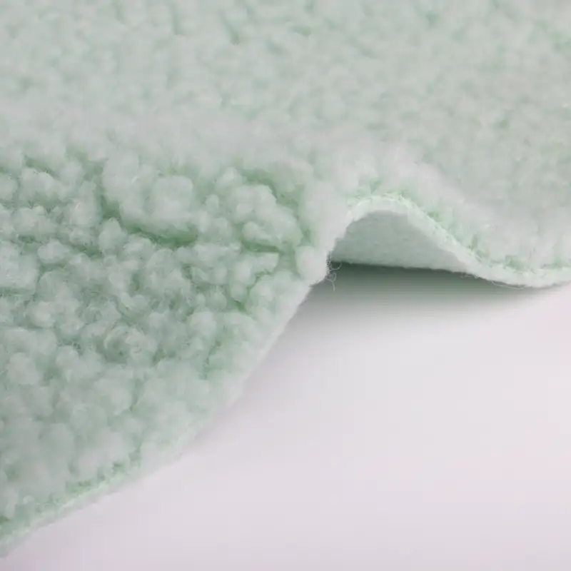 China Fabric for Jackets,Hoodie,Sweatshirt Polar Fleece Knit Fabric Polyester Green color buy from China wholesaler bulk order at wholesale price free worldwide shipping Alibaba