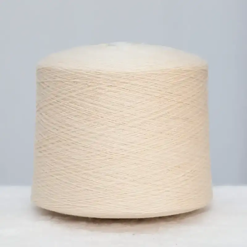 China Yarn for Half-Zipper Cardigan (Sweater),Crew Neck Pullover (Sweater),Polo T-shirt (Sweater) Ring Spun Regular Yarn Cotton Acrylic White color buy from China wholesaler bulk order at wholesale price free worldwide shipping Alibaba