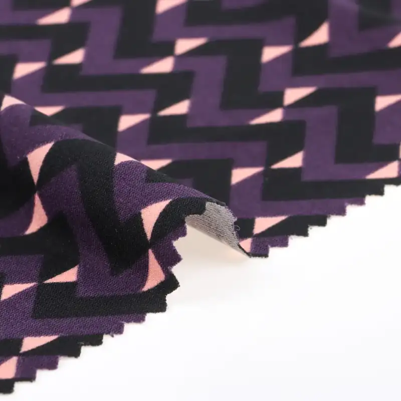 China Fabric for Blouse,T-shirt (Sweater) Single Jersey Knit Fabric Polyester Elastane Purplish black color buy from China wholesaler bulk order at wholesale price free worldwide shipping Alibaba