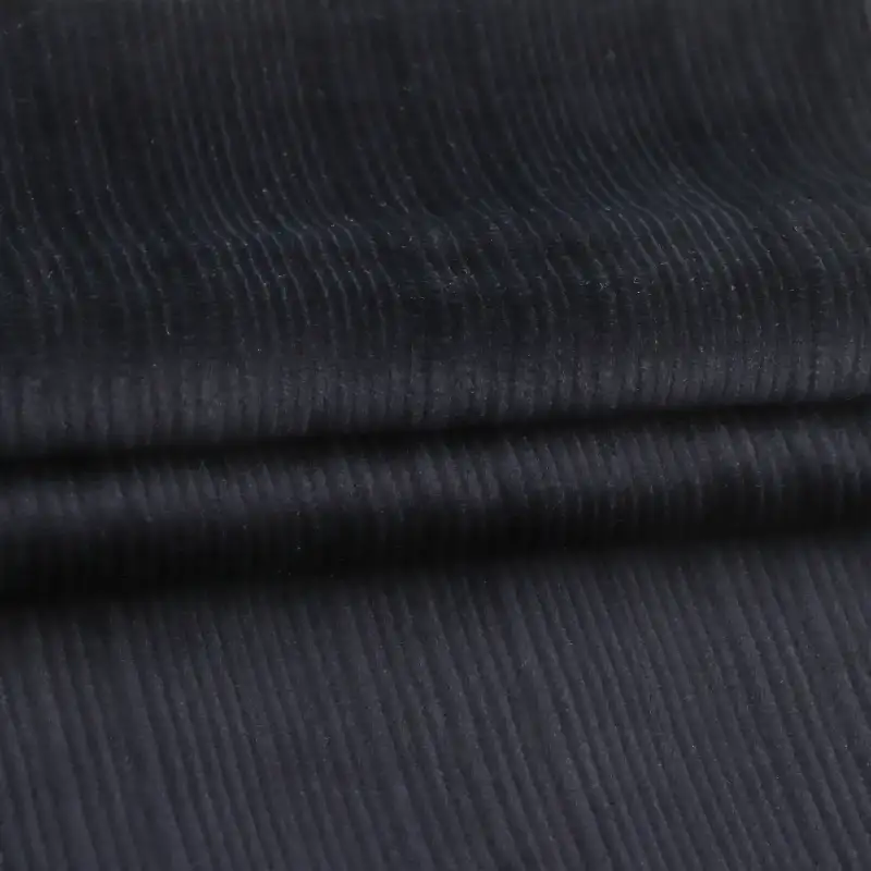 China Fabric for Jackets Cotton Corduroy Natural Woven Fabric Cotton Spandex BLACK color buy from China wholesaler bulk order at wholesale price free worldwide shipping Alibaba