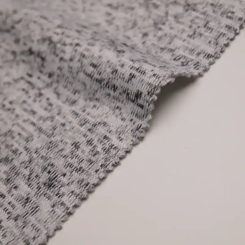 China Fabric for Open Cardigan (Sweater) Hacci Knit Fabric Polyester grey color buy from China wholesaler bulk order at wholesale price free worldwide shipping Alibaba