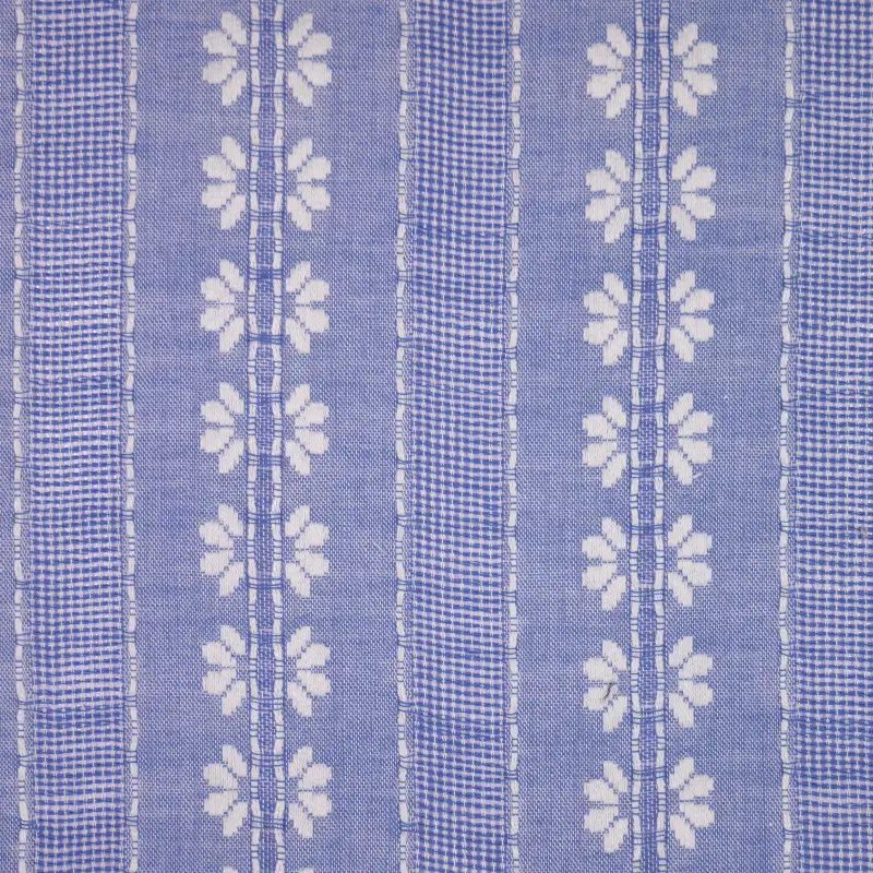 China Fabric for Blouse Cotton Dobby Natural Woven Fabric Cotton blue color buy from China wholesaler bulk order at wholesale price free worldwide shipping Alibaba