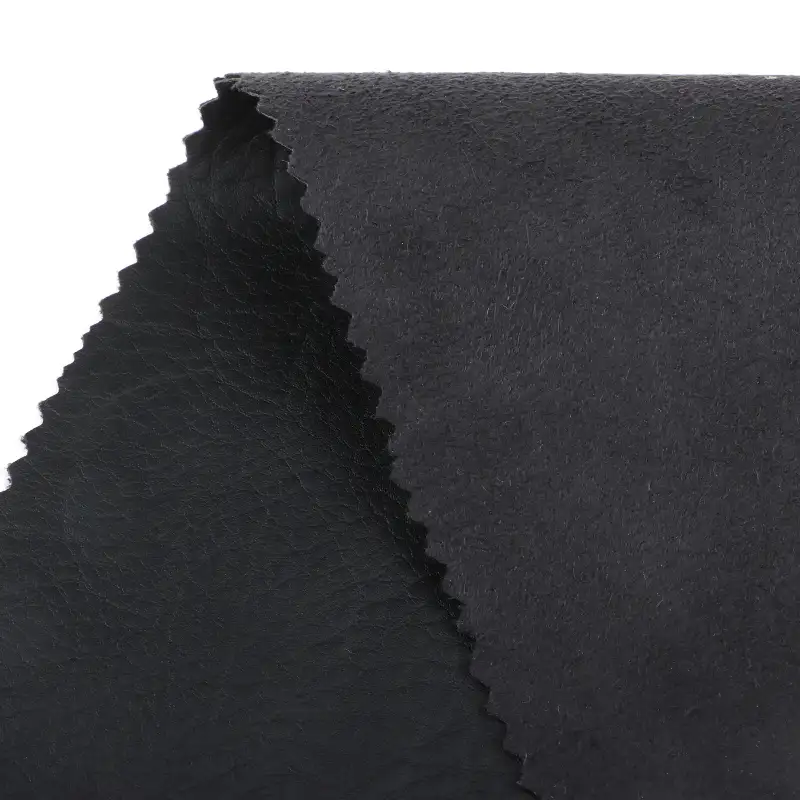 China Fabric for Jackets PU Woven Blended Fabric PU BLACK color buy from China wholesaler bulk order at wholesale price free worldwide shipping Alibaba