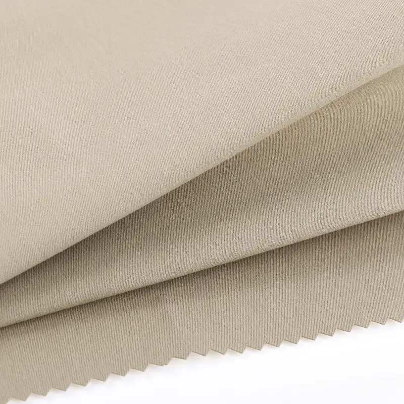 China Fabric for Jackets Polyester Imitation Cotton Fabric Synthetic Woven Fabric Polyester khaki color buy from China wholesaler bulk order at wholesale price free worldwide shipping Alibaba