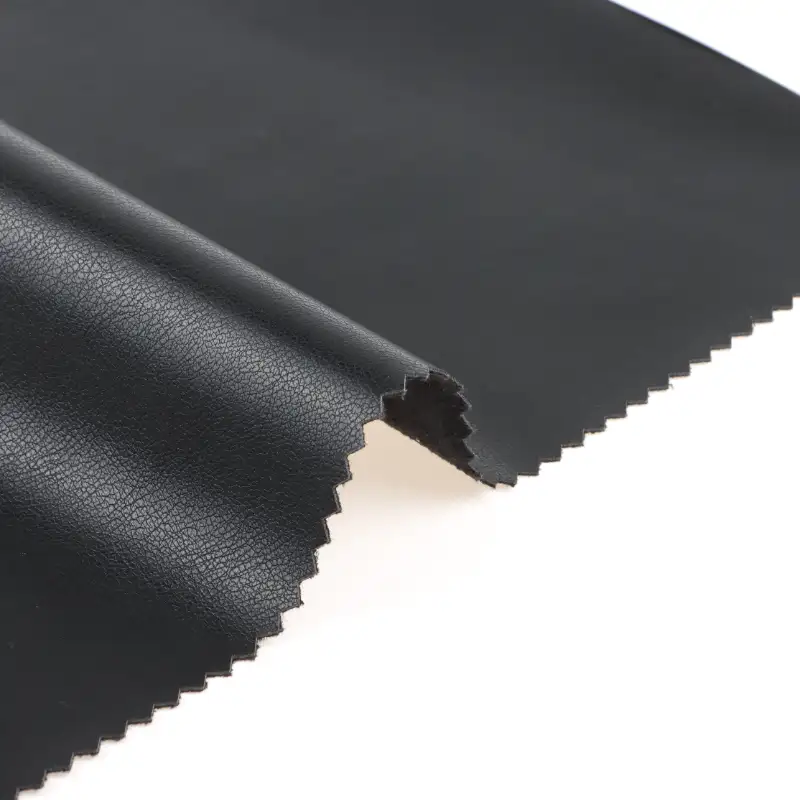 China Fabric for Pants,Jackets,Skirt PU Woven Blended Fabric Polyester BLACK color buy from China wholesaler bulk order at wholesale price free worldwide shipping Alibaba