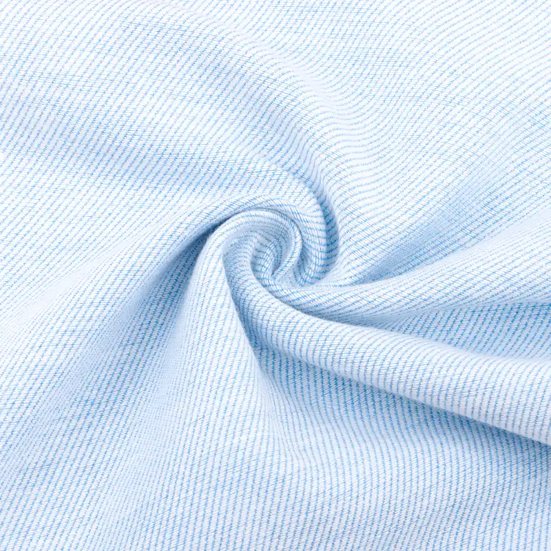 China Fabric for Shirt,Pants,Skirt,Shorts Twill Woven Blended Fabric Cotton Rayon Spandex Blue color buy from China wholesaler bulk order at wholesale price free worldwide shipping Alibaba