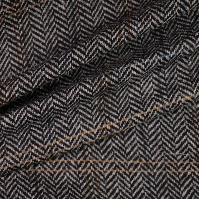 China Fabric for Suit Trouser,Blazer,Skirt (Sweater),Over Shirt Chanel-Style Fabric Woolen Polyester Chemical Fiber Wool Black color buy from China wholesaler bulk order at wholesale price free worldwide shipping Alibaba