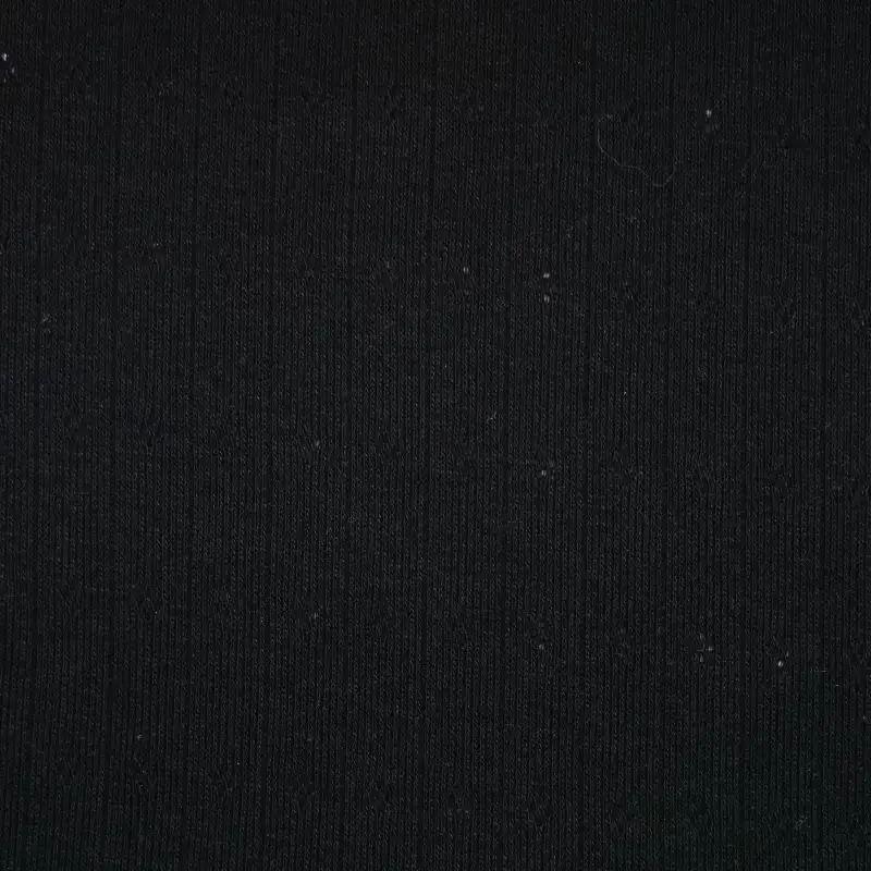 China Fabric for Blouse,Crew Neck Pullover (Sweater) Jacquard Knit Fabric Cotton Polyester black color buy from China wholesaler bulk order at wholesale price free worldwide shipping Alibaba