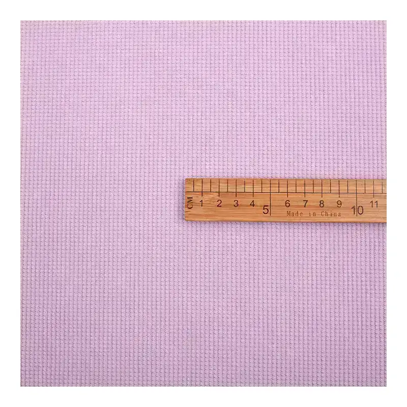 China Fabric for Pants,Skirt,Padded Jacket,Uniform,Knitted Jacket (Sweater),Round Neck Pullover (Sweater),Knitted Trousers (Sweater) knitted Corduroy Knit Fabric Polyester Purple color buy from China wholesaler bulk order at wholesale price free worldwide shipping Alibaba