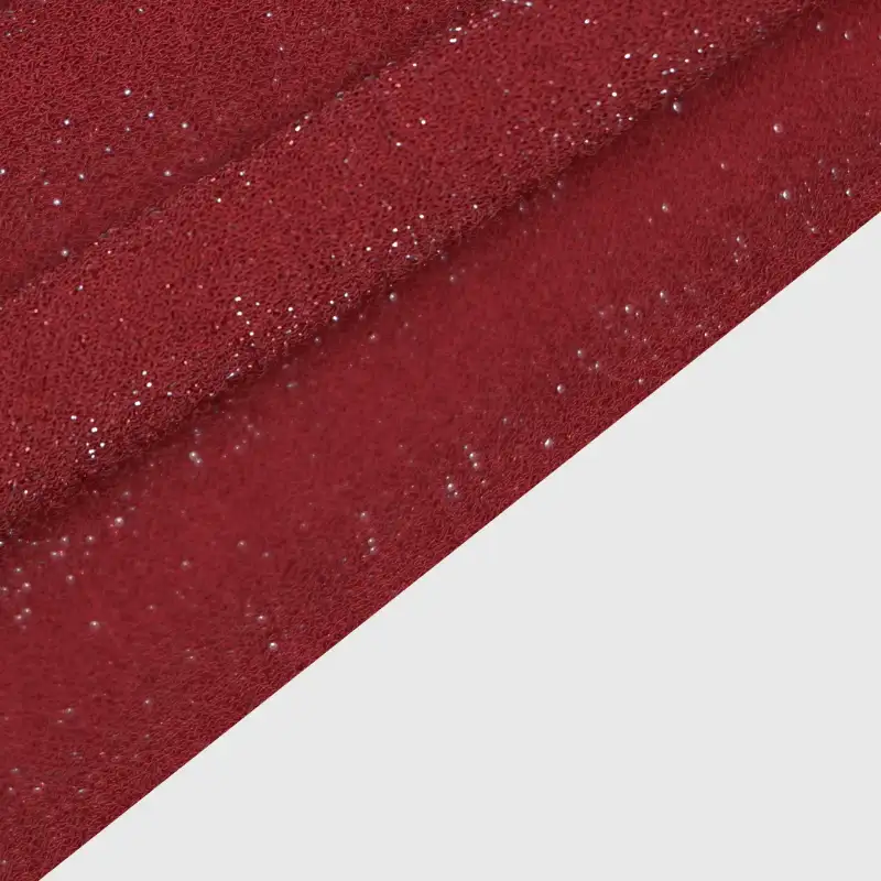 China Fabric for Shirt,Crop Top,Knitted Trousers (Sweater) Knit crepe Knit Fabric Polyester Spandex Red color buy from China wholesaler bulk order at wholesale price free worldwide shipping Alibaba