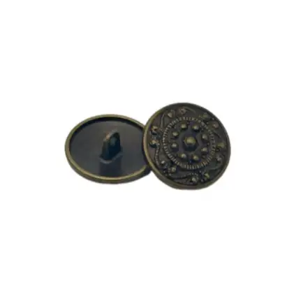 Gold 1 holes Metal Button for Jackets buy garments accessories in bulk from China wholesaler at wholesale price free worldwide shipping Alibaba