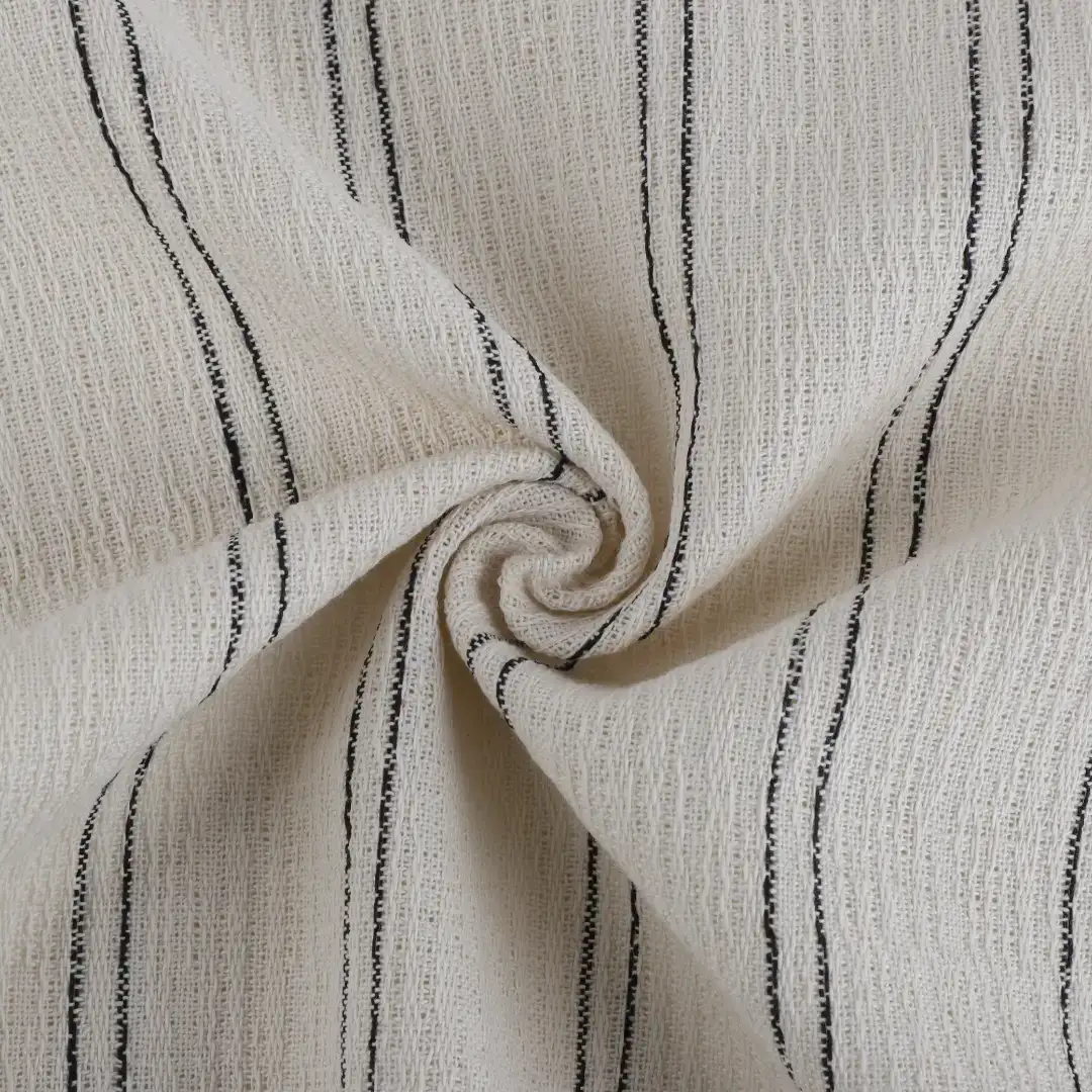 Bangladesh Fabric for Shirt,Crop Top,Skirt Cotton Dobby Natural Woven Fabric Cotton White and Black color buy from Bangladesh wholesaler bulk order at wholesale price free worldwide shipping Alibaba