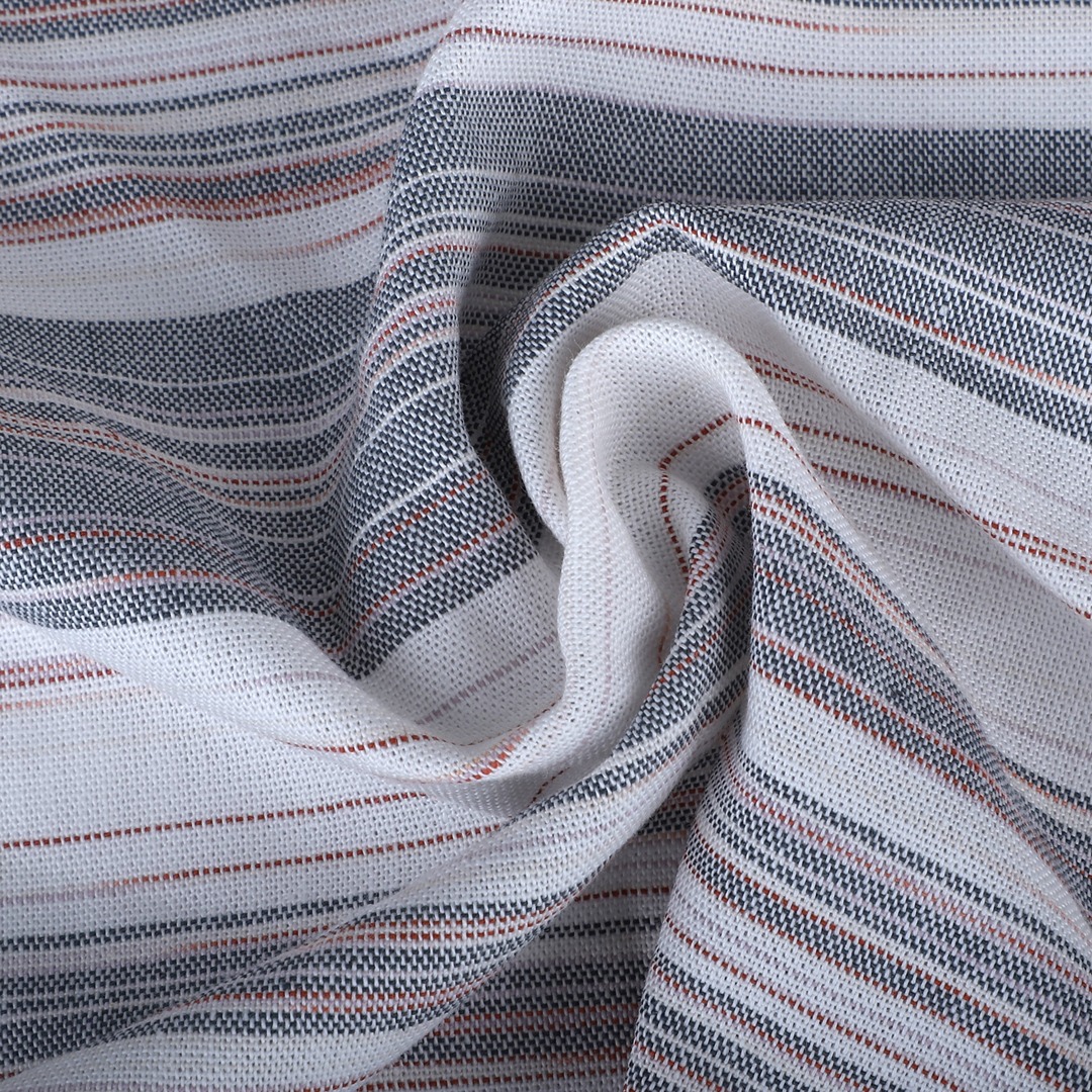 Bangladesh Fabric for Shirt,Crop Top,Skirt,Over Shirt Cotton YD Oxford Natural Woven Fabric Cotton White Gray Brown Stripe color buy from Bangladesh wholesaler bulk order at wholesale price free worldwide shipping Alibaba