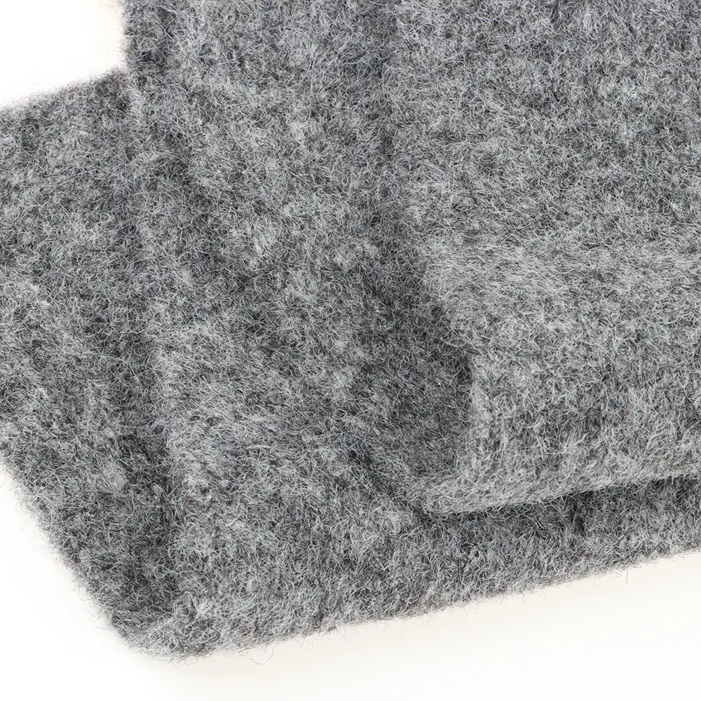 China Yarn for Open Cardigan (Sweater),Hoodie  (Sweater),Round Neck Pullover (Sweater) Mossy Yarn Fancy Yarn Polyester Acrylic Wool grey color buy from China wholesaler bulk order at wholesale price free worldwide shipping Alibaba