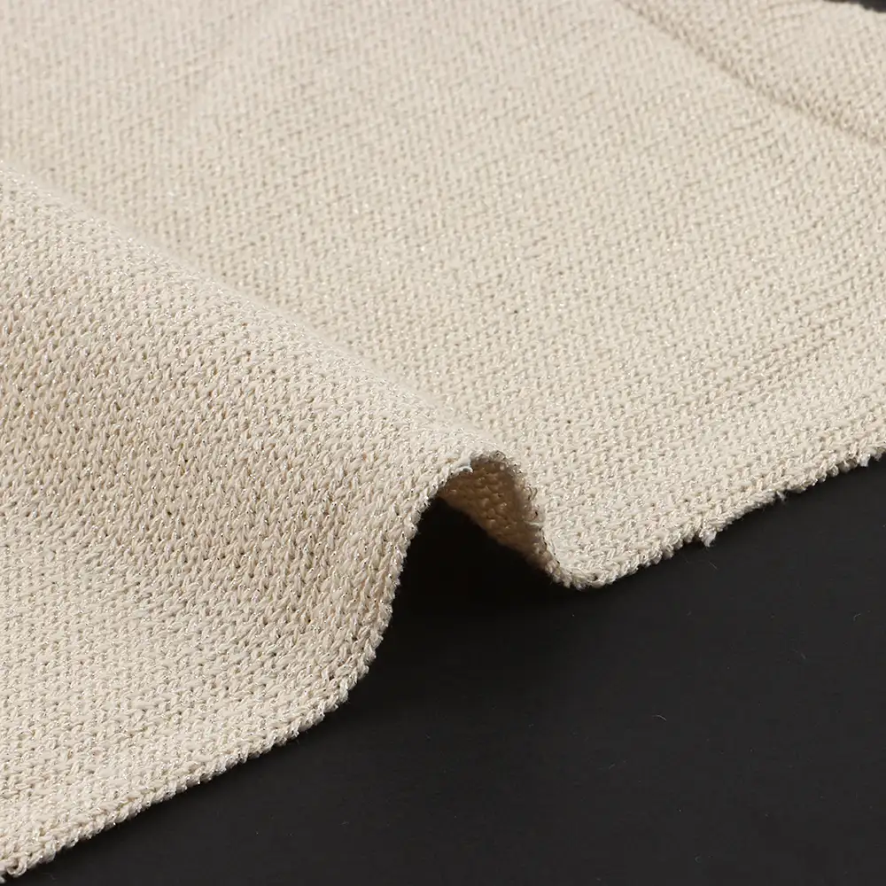 China Yarn for Dresses (Cardigan Button) (Sweater),Ladies Vest (Sweater)  Lurex Lurex Viscose Nylon Metallic fiber Apricot color buy from China wholesaler bulk order at wholesale price free worldwide shipping Alibaba