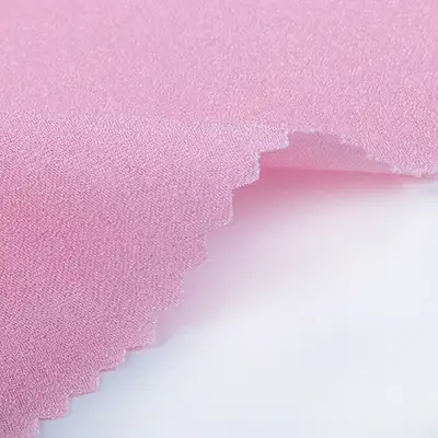 China Fabric for Blouse,Crop Top,Skirt Polyester Crinkle Fabric Synthetic Woven Fabric Polyester Pink color buy from China wholesaler bulk order at wholesale price free worldwide shipping Alibaba