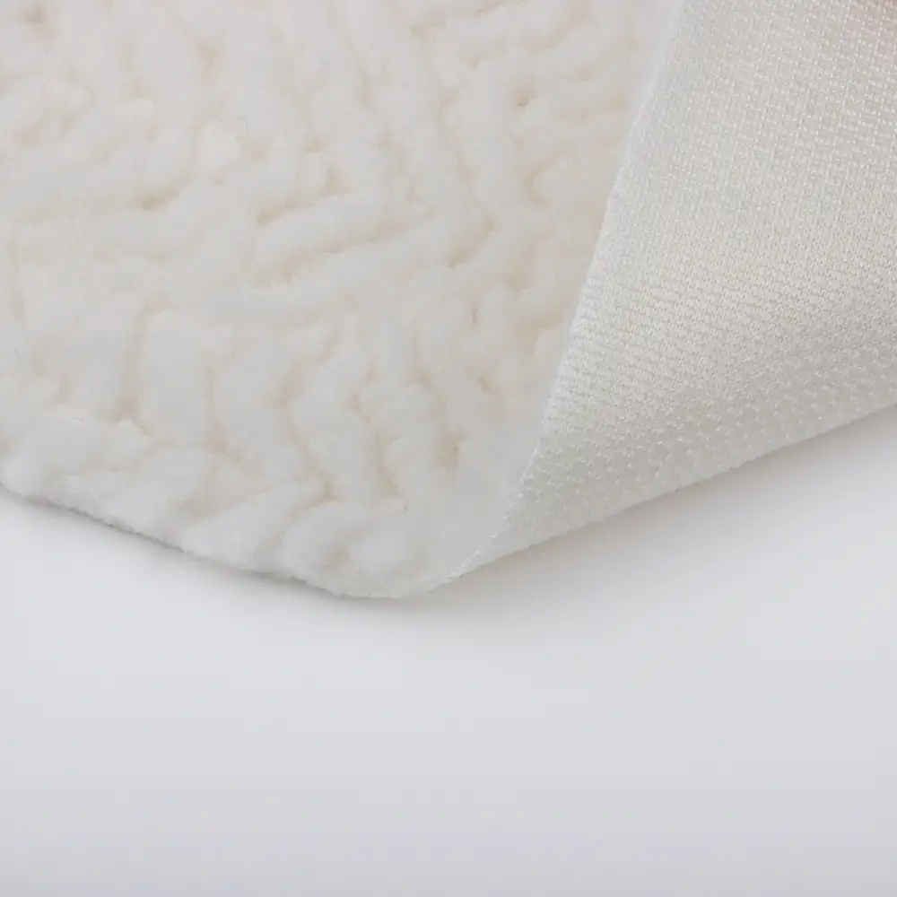 China Fabric for Hoodie,Sweatshirt Fleece Knit Fabric Polyester white color buy from China wholesaler bulk order at wholesale price free worldwide shipping Alibaba