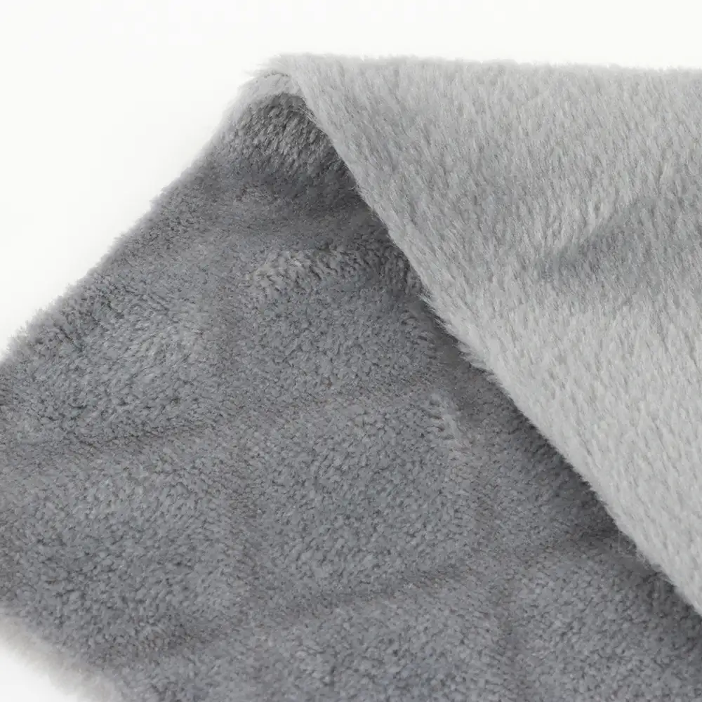 China Fabric for Hoodie,Sweatshirt Fleece Knit Fabric Polyester Grey color buy from China wholesaler bulk order at wholesale price free worldwide shipping Alibaba