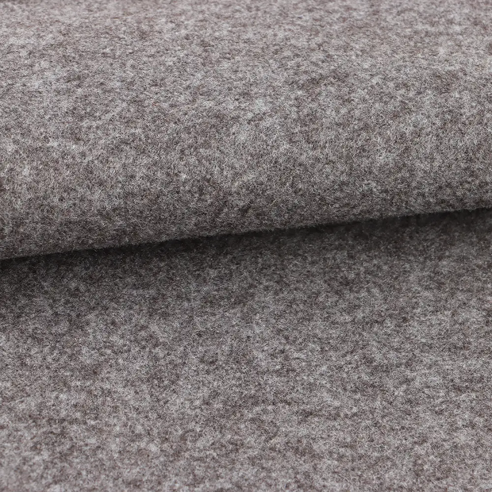 China Fabric for Blazer,Skirt,Hoodie Knit Woolen Fabric Woolen Polyester Brown color buy from China wholesaler bulk order at wholesale price free worldwide shipping Alibaba