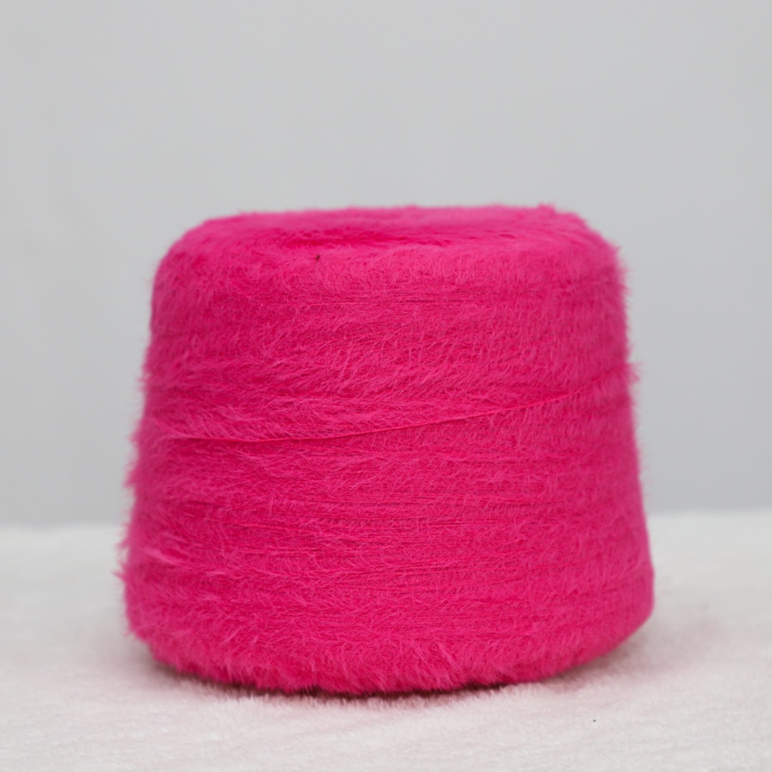 China Yarn for Dresses (Cardigan Open) (Sweater),Dresses (Cardigan Button) (Sweater),Crop Top Pullover (Sweater) Cat Feather Yarn Fancy Yarn Nylon Pink color buy from China wholesaler bulk order at wholesale price free worldwide shipping Alibaba