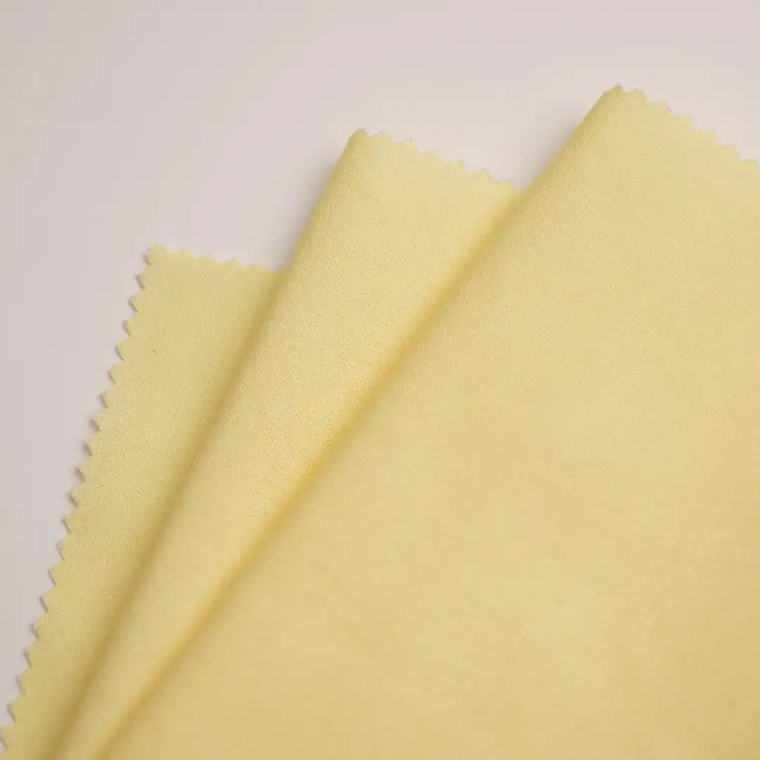 China Fabric for Shirt,Blouse,Skirt,Shirt Long Sleeve Button ,Over Shirt Linen/Rayon YD Plain Natural Woven Fabric Rayon Polyester Linen Cotton Yellow color buy from China wholesaler bulk order at wholesale price free worldwide shipping Alibaba