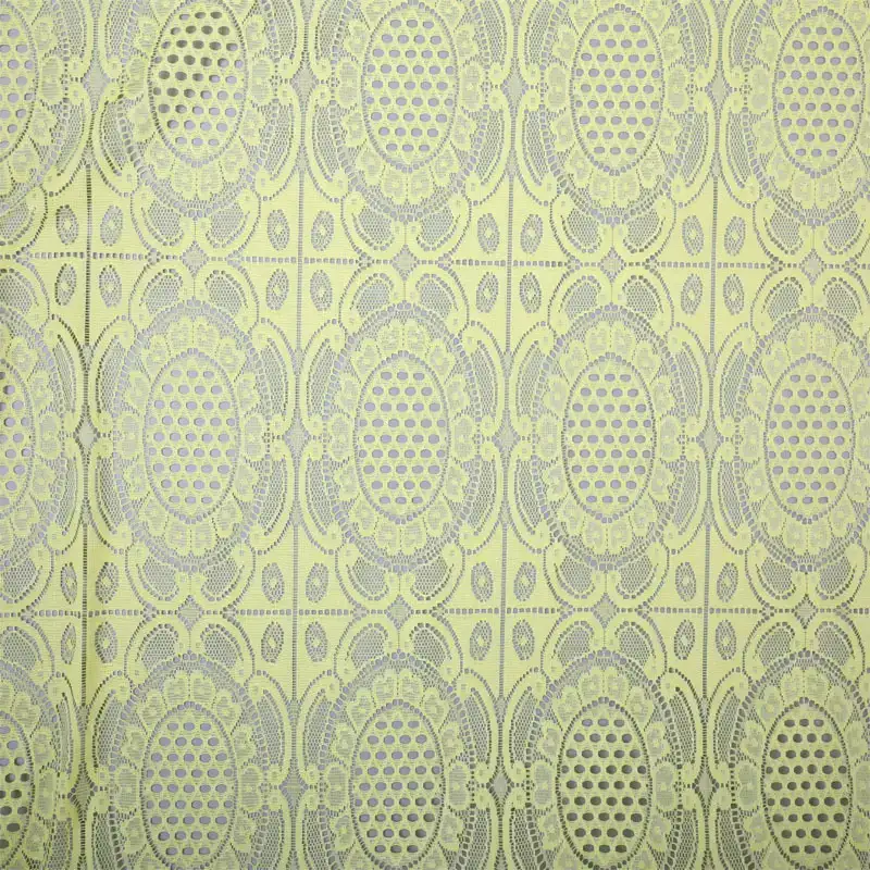 China Fabric for Skirt Lace Knit Fabric Polyester Yellow color buy from China wholesaler bulk order at wholesale price free worldwide shipping Alibaba