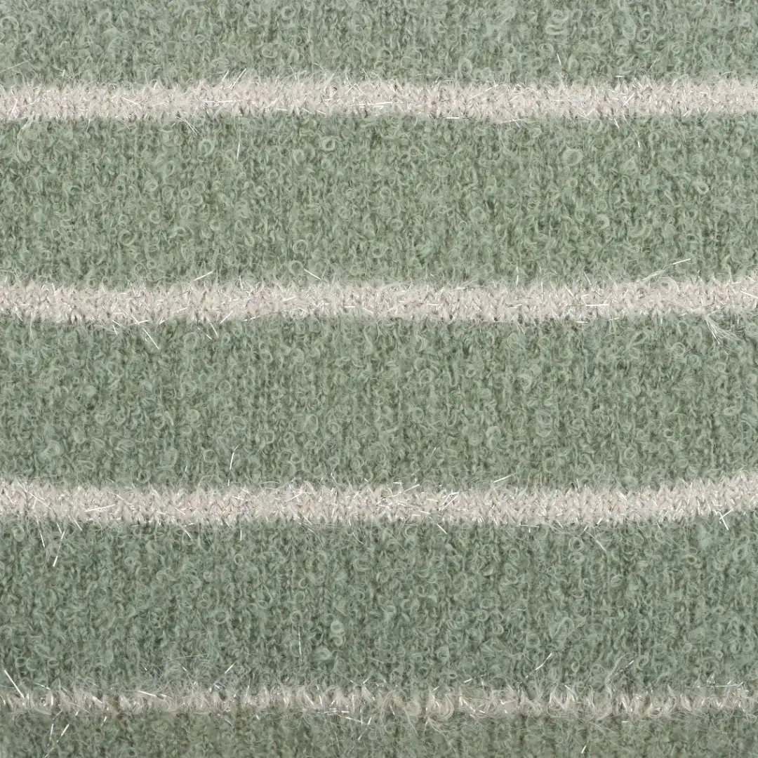 China Yarn for Full-Zipper Cardigan (Sweater),Crew Neck Pullover (Sweater),Crop Top Pullover (Sweater),Polo T-shirt (Sweater),Hoodie  (Sweater) Boucle Yarn Fancy Yarn Polyester Green  Beige color buy from China wholesaler bulk order at wholesale price free worldwide shipping Alibaba
