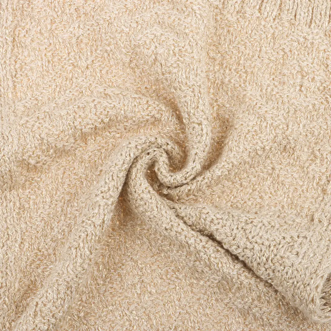China Yarn for Tank Top,Ladies Vest (Sweater),Open Cardigan (Sweater),Dresses (Cardigan Open) (Sweater) Tubular Tape Yarn Fancy Yarn Ecoteng Viscose Metallic fiber GOLD color buy from China wholesaler bulk order at wholesale price free worldwide shipping Alibaba