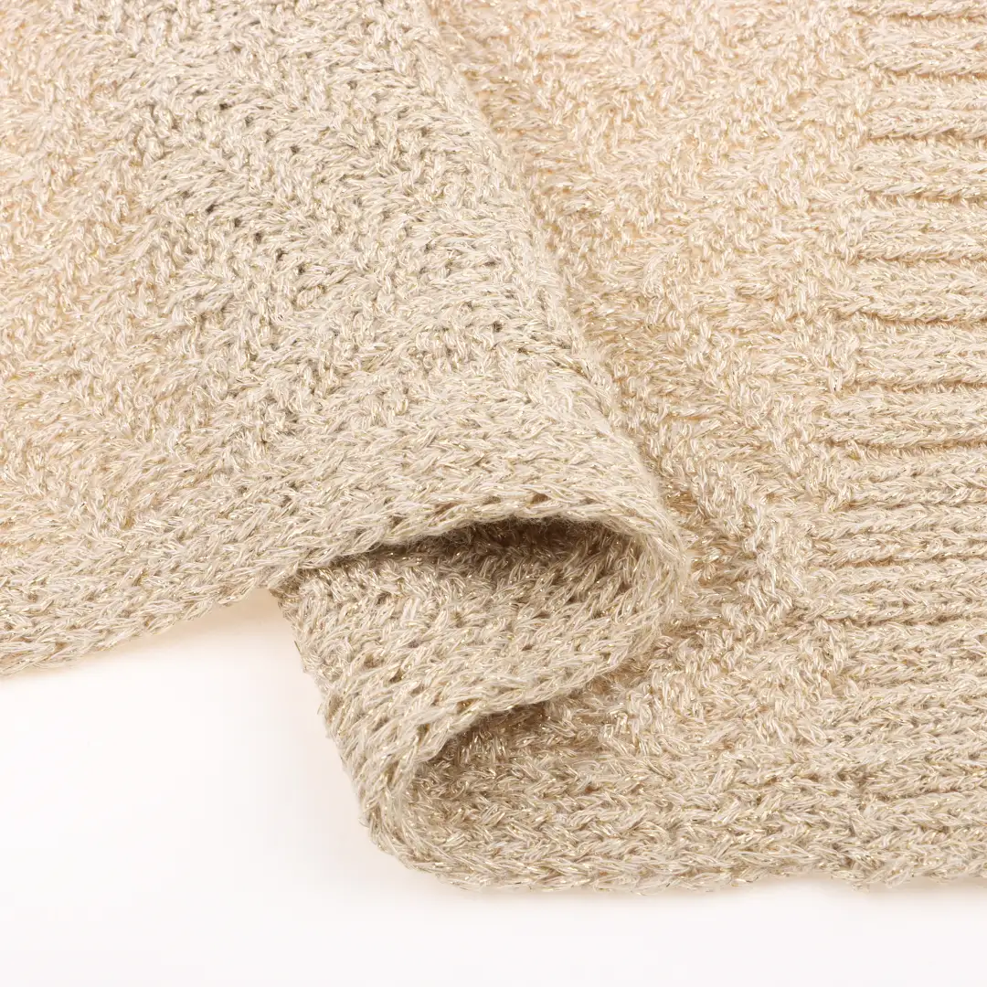 China Yarn for Tank Top,Ladies Vest (Sweater),Open Cardigan (Sweater),Dresses (Cardigan Open) (Sweater) Tubular Tape Yarn Fancy Yarn Ecoteng Viscose Metallic fiber GOLD color buy from China wholesaler bulk order at wholesale price free worldwide shipping Alibaba