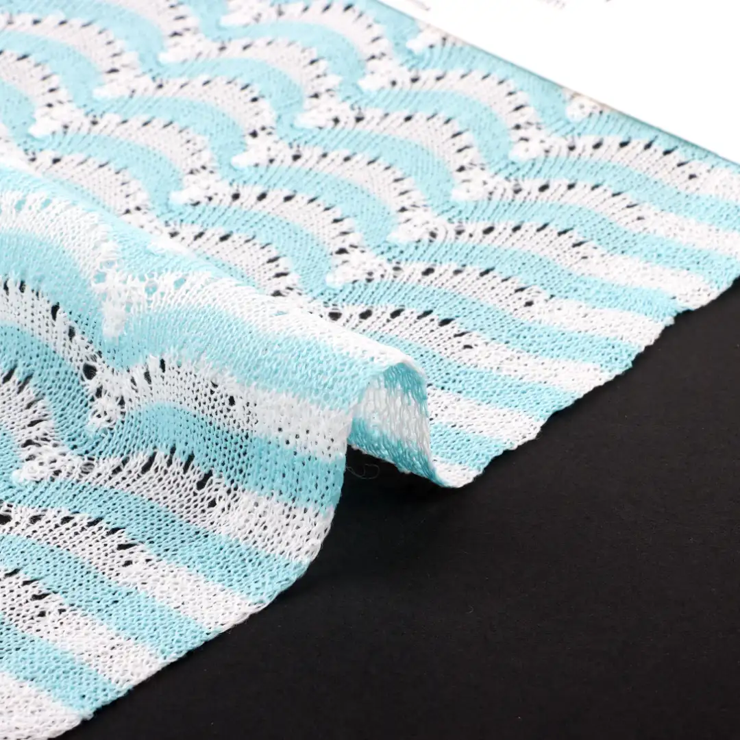 China Yarn for Polo Shirt,Crop Top,Full-Zipper Cardigan (Sweater),Half-Zipper Cardigan (Sweater) Semi-Worsted Spun Regular Yarn Recycled Polyester Polyester Blue and white color buy from China wholesaler bulk order at wholesale price free worldwide shipping Alibaba
