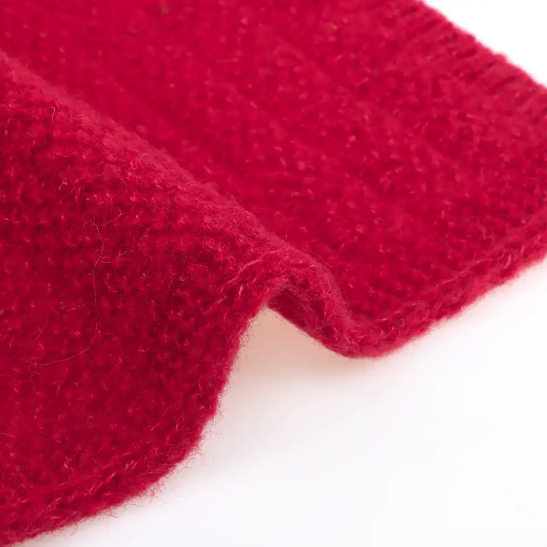 China Yarn  Woollen Spun Regular Yarn Recycled Polyester Wool red color buy from China wholesaler bulk order at wholesale price free worldwide shipping Alibaba