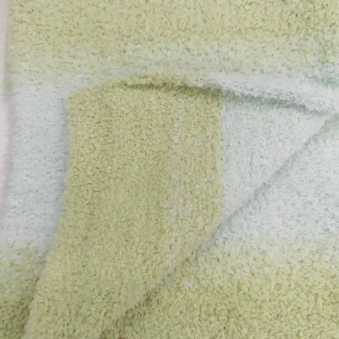 China Yarn for Tank Top,Full-Zipper Cardigan (Sweater),Round Neck Pullover (Sweater),Hoodie  (Sweater) Teddy Yarn Fancy Yarn Polyester pale green color buy from China wholesaler bulk order at wholesale price free worldwide shipping Alibaba