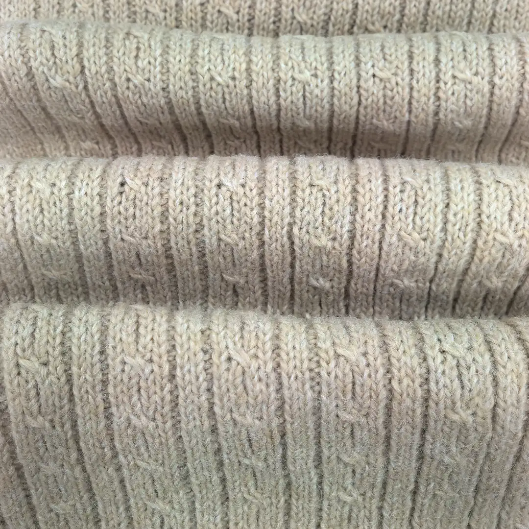 China Yarn for Tank Top,Open Cardigan (Sweater),Round Neck Pullover (Sweater),Crew Neck Pullover (Sweater),Crop Top Pullover (Sweater),Hoodie  (Sweater) Mossy Yarn Fancy Yarn RWS Wool Recycled Polyester 米黄 color buy from China wholesaler bulk order at wholesale price free worldwide shipping Alibaba