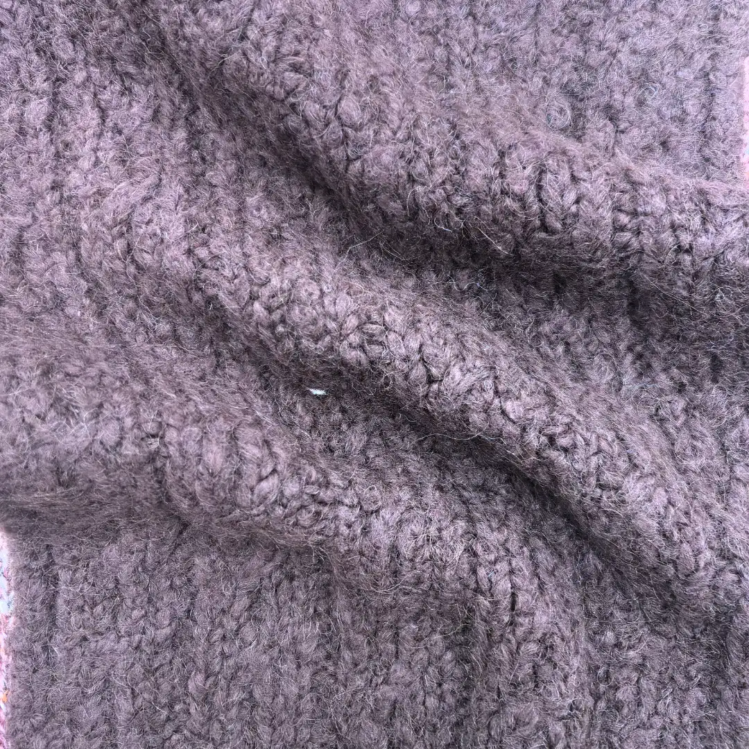 China Yarn for Ladies Vest (Sweater),Open Cardigan (Sweater),Round Neck Pullover (Sweater),Crew Neck Pullover (Sweater),Crop Top Pullover (Sweater),Hoodie  (Sweater) Mossy Yarn Fancy Yarn RWS Wool Recycled Cotton Nylon Recycled Polyester Elastane 深咖 color buy from China wholesaler bulk order at wholesale price free worldwide shipping Alibaba